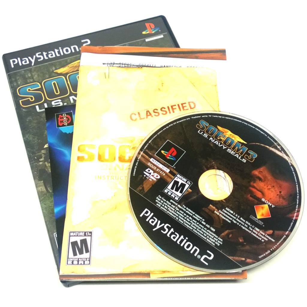 Socom 3 U S Navy Seals For Playstation 2 Ps2 Pj S Games