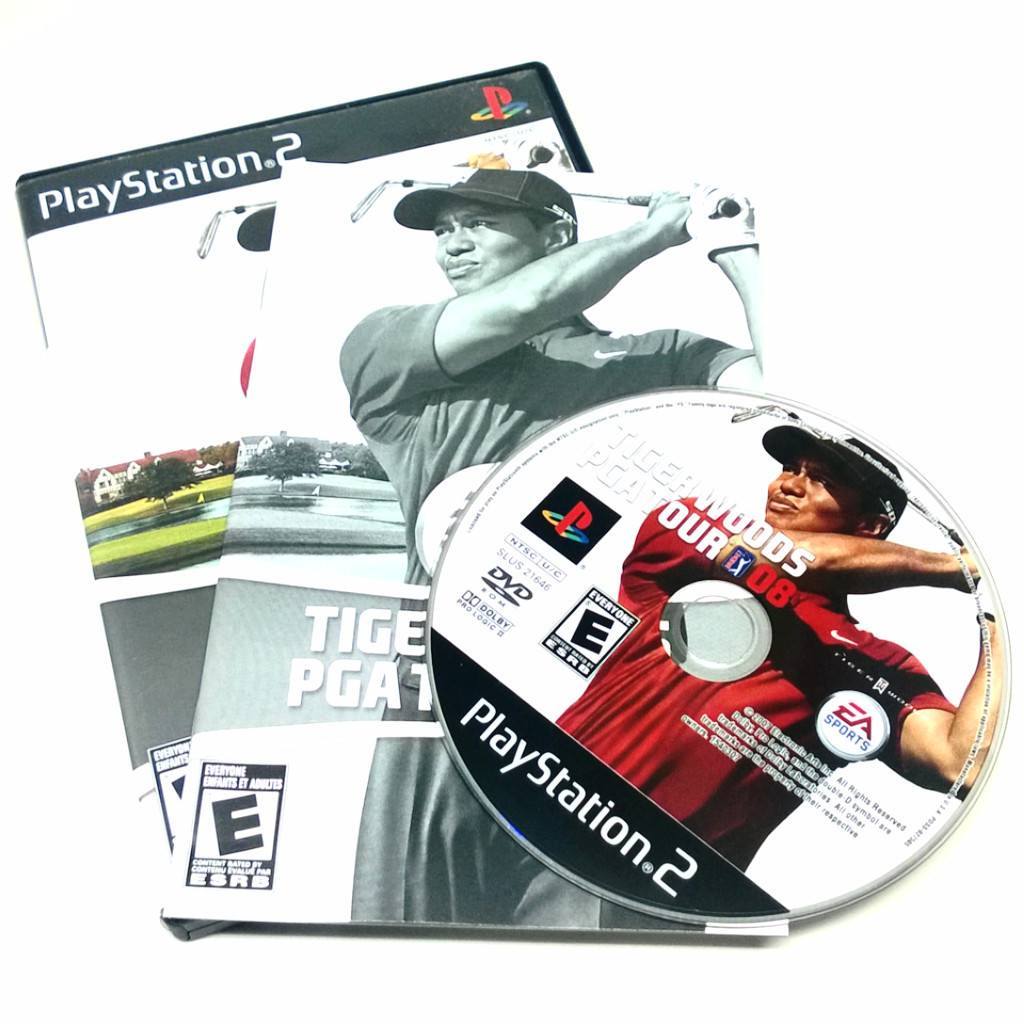 tiger woods pga tour 06 ps2 front cover