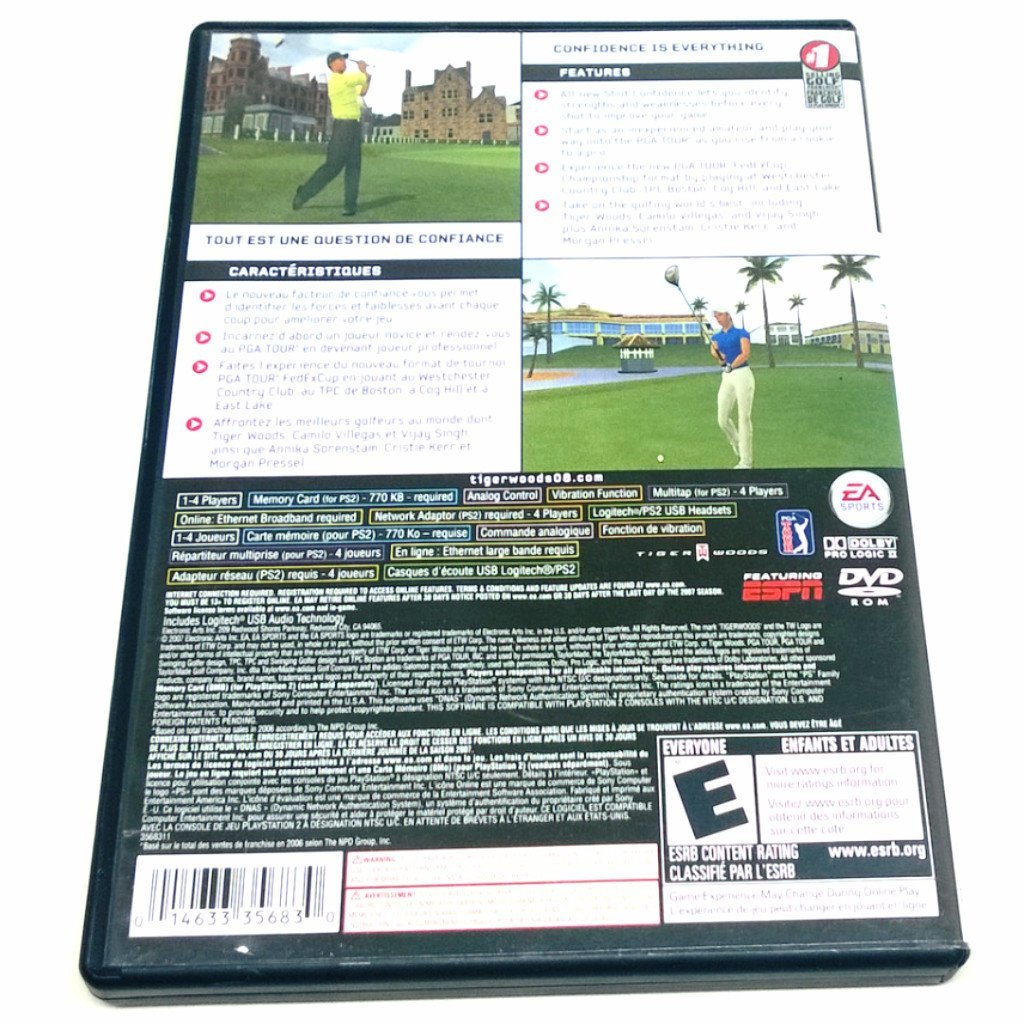 tiger woods pga tour 08 courses