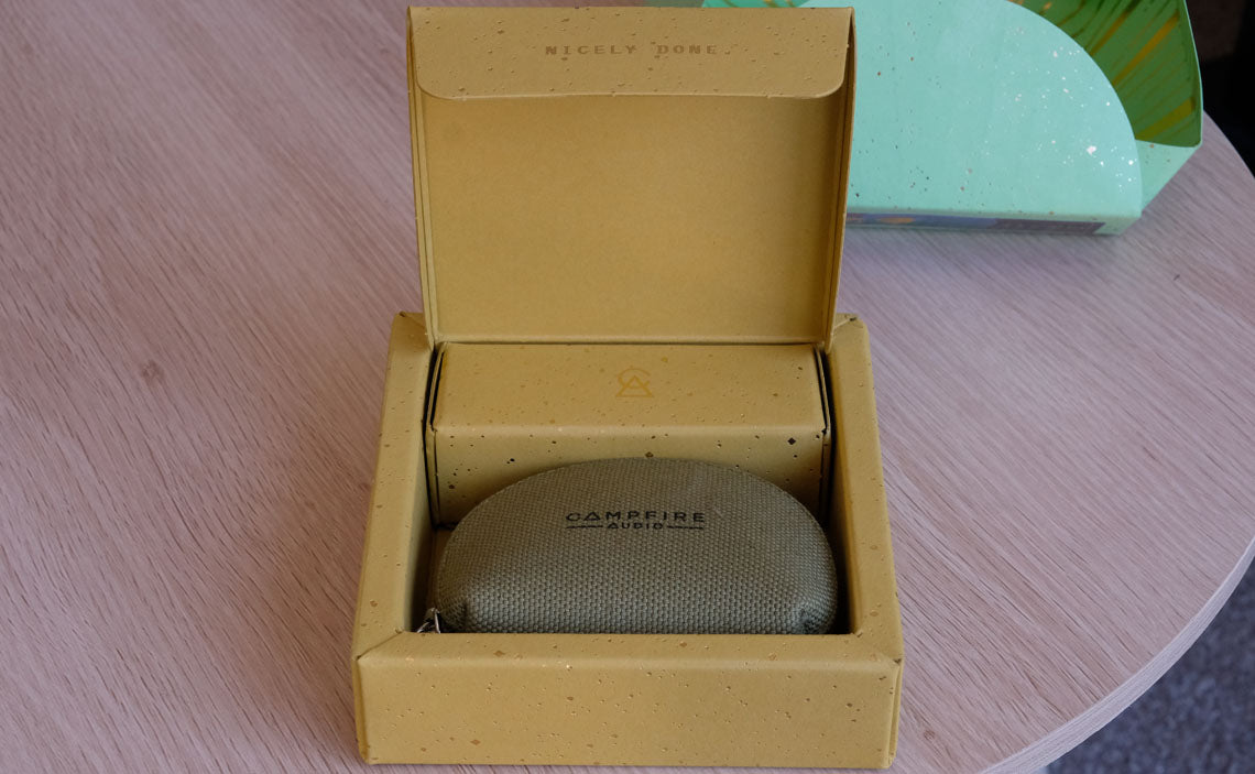 Campfire Audio Honeydew In Ear Monitors packaging