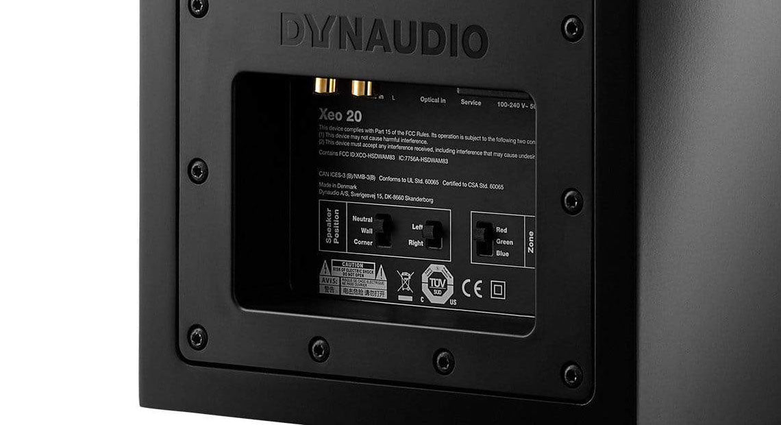 Dynaudio Xeo 20 active speaker - rear