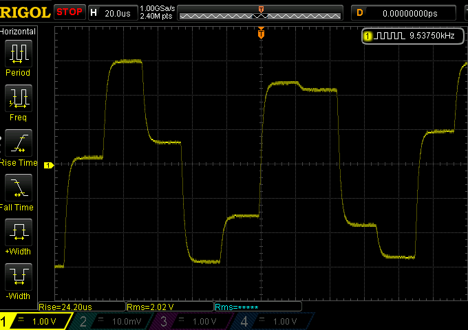 10kHz unfiltered sine wave from DAC