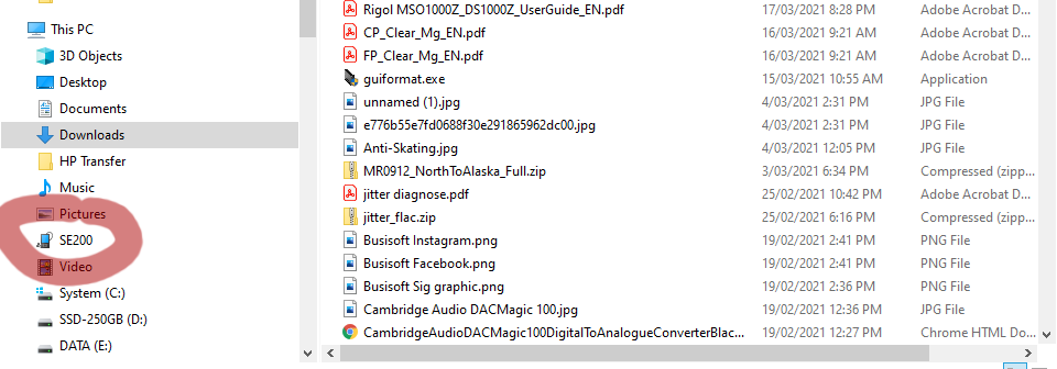 DAP showing in Windows File Explorer