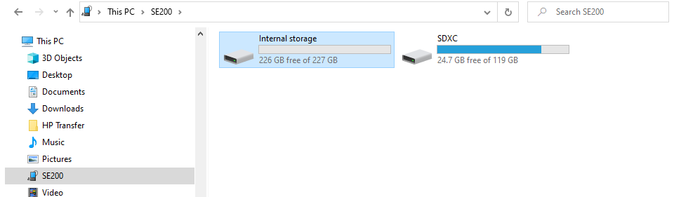 DAP storage