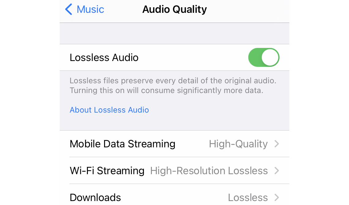 Apple Music Will Offer Lossless Audio Quality