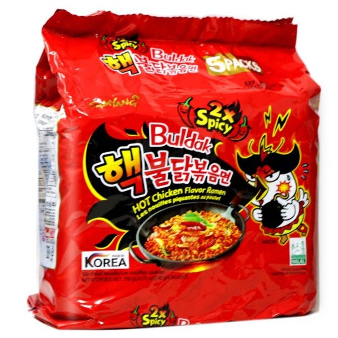 Samyang Buldak 2x Spicy Hot Chicken Flavor Instant Stir Fried Ramen