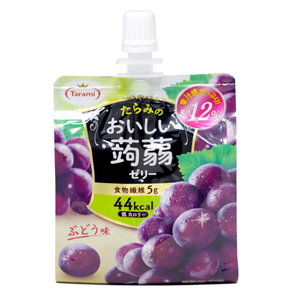 Tarami Soft Grape Juice Jelly Drink 5 2 Oz 150 G Coco Island Mart