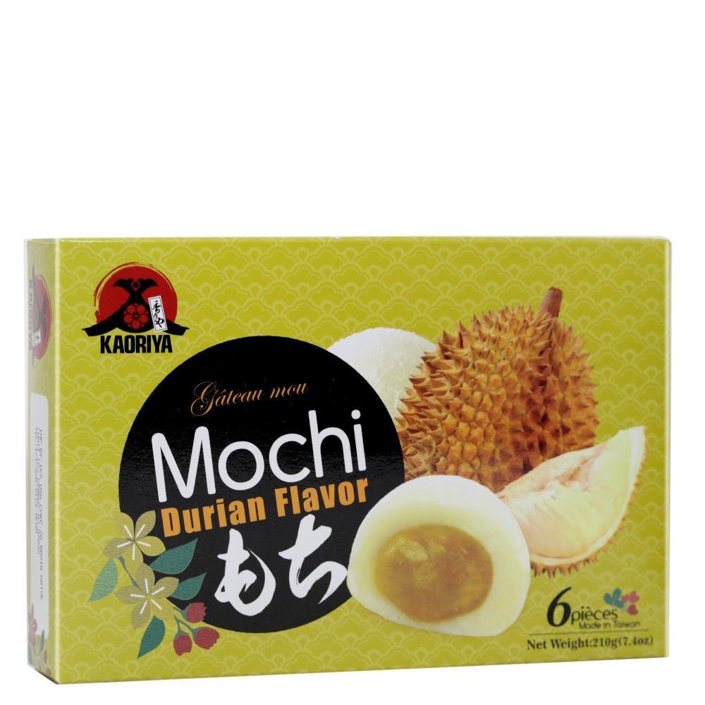 Kaoriya Mochi Durian Flavor 6 Pieces 7 4 Oz 210 G Coco Island Mart