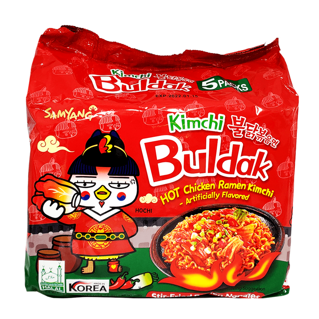 Buldak Artifical Spicy Chicken Flavour Ramen Noodles 700g