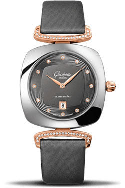 Glashutte Original - Ladies Collection - Pavonina Stainless Steel and Red Gold - Grey