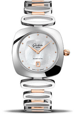 Glashutte Original - Ladies Collection - Pavonina Stainless Steel and Red Gold - Mother of Pearl