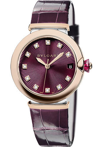 Bulgari - Lucea 36mm - Stainless Steel and Pink Gold