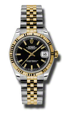 Rolex - Datejust 31mm - Steel and Yellow Gold - Fluted Bezel