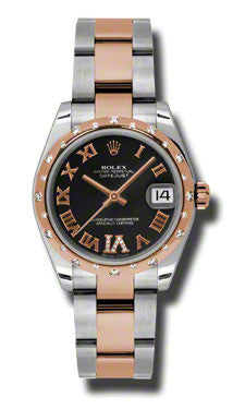 Rolex - Datejust 31mm - Steel and Pink Gold - 24 Diamond Bezel