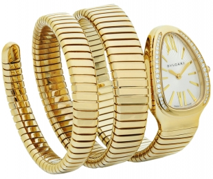 Bulgari - Serpenti Tubogas 35mm - Yellow Gold - Two Twirl Bracelet – Watch  Brands Direct - Luxury Watches at the Largest Discounts