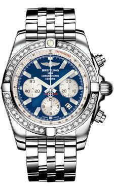 Breitling - Chronomat 44 Steel 40 Diamond Bezel - Pilot Bracelet