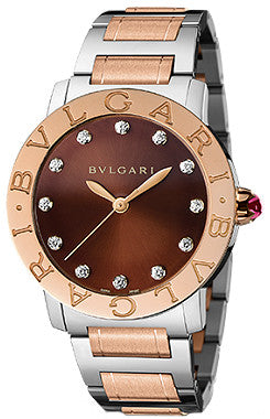 Bulgari - BVLGARI Automatic 37mm - Stainless Steel and Rose Gold