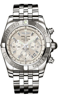 Breitling - Chronomat 44 White Gold Polishted Bezel - Pilot Bracelet