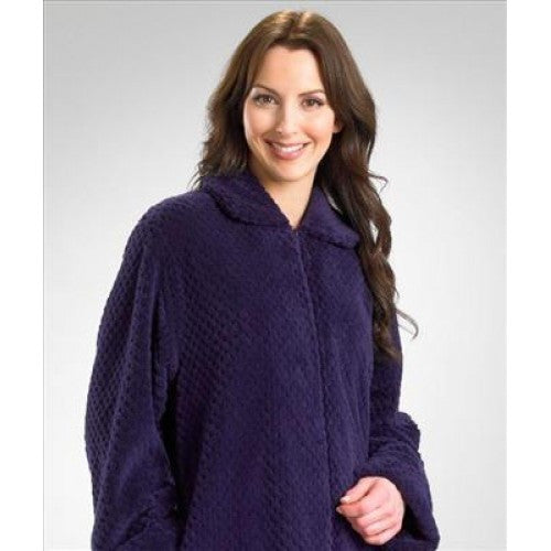 ladies zip front dressing gowns uk