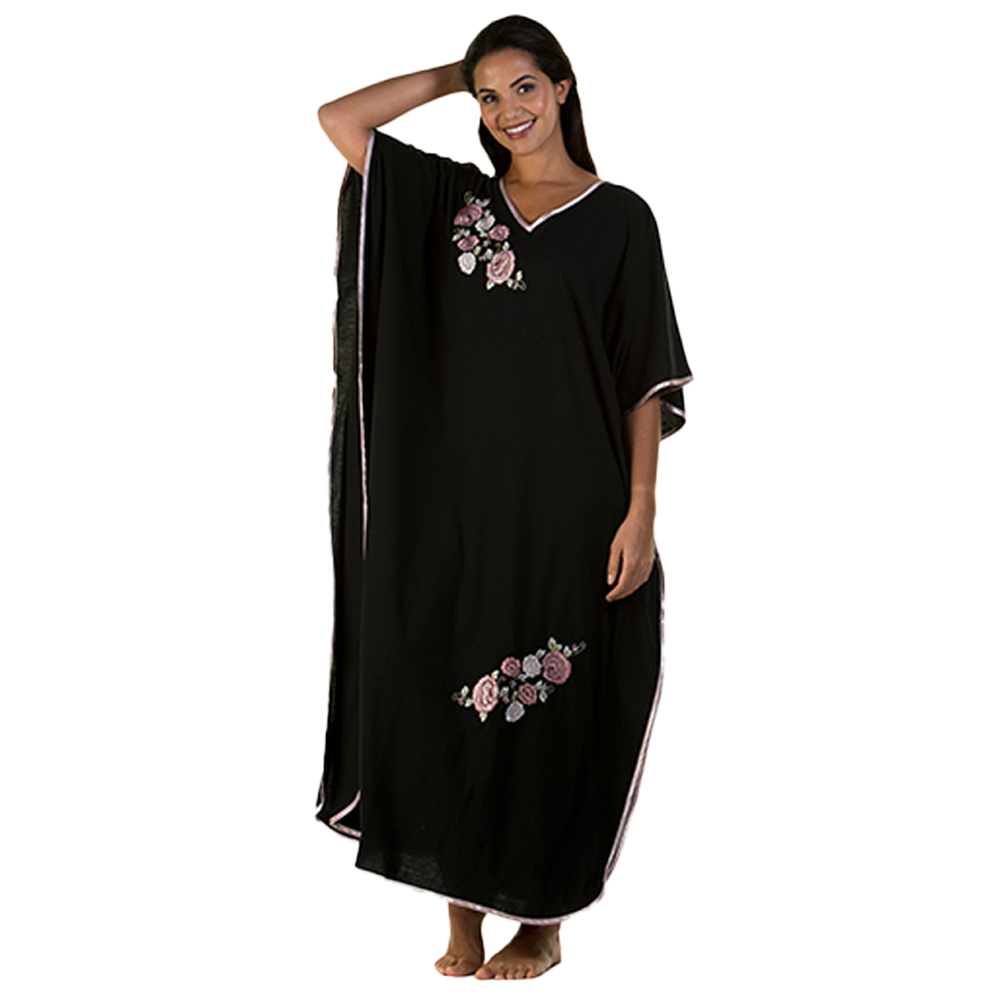 Long Length Embroidered Kaftan