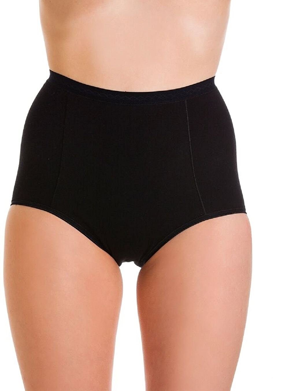 La Marquise Maxi Control Brief Cotton Lycra (2 Pack) [Sloggi Style]