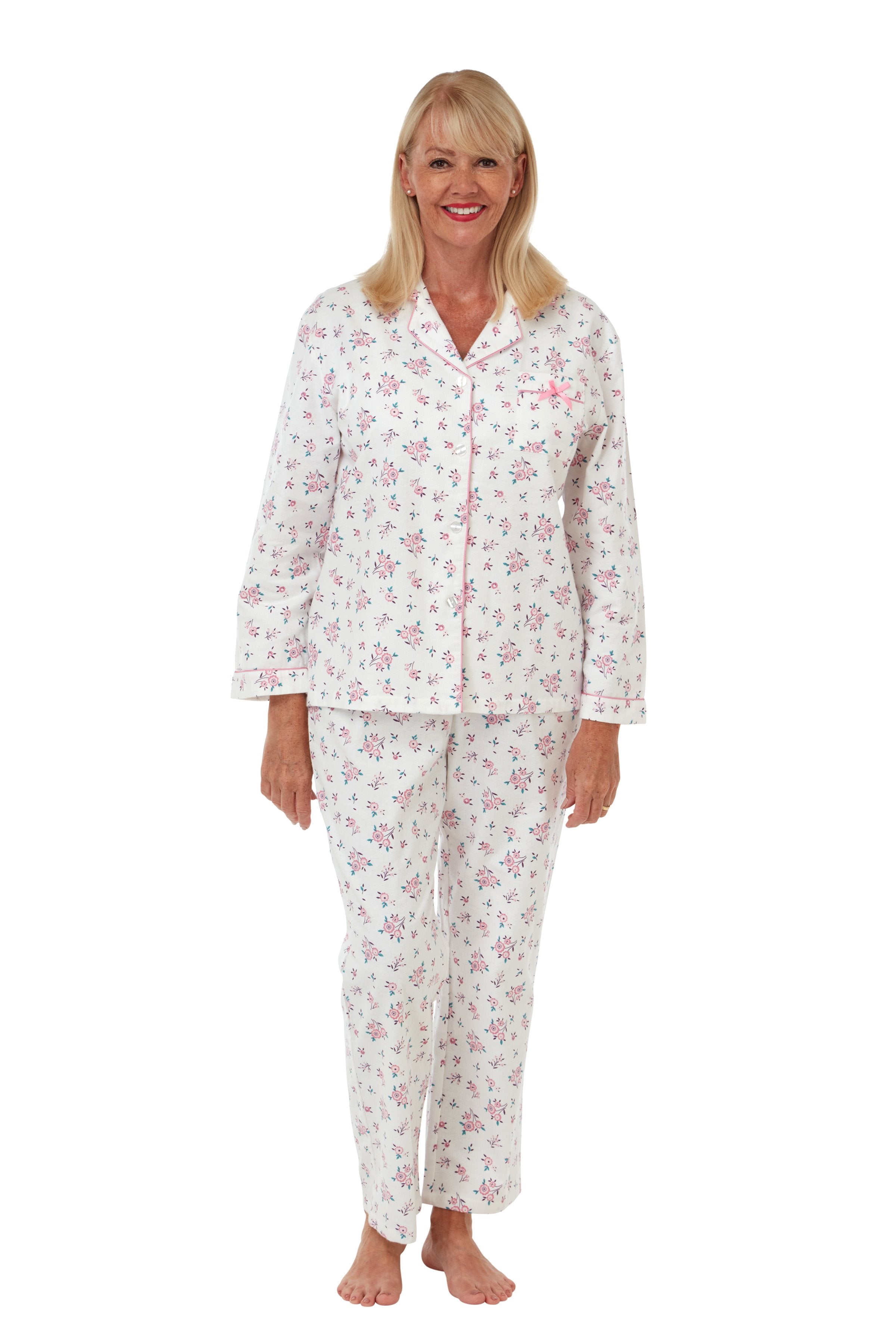 Marlon Winceyette Ladies Classic Pyjamas