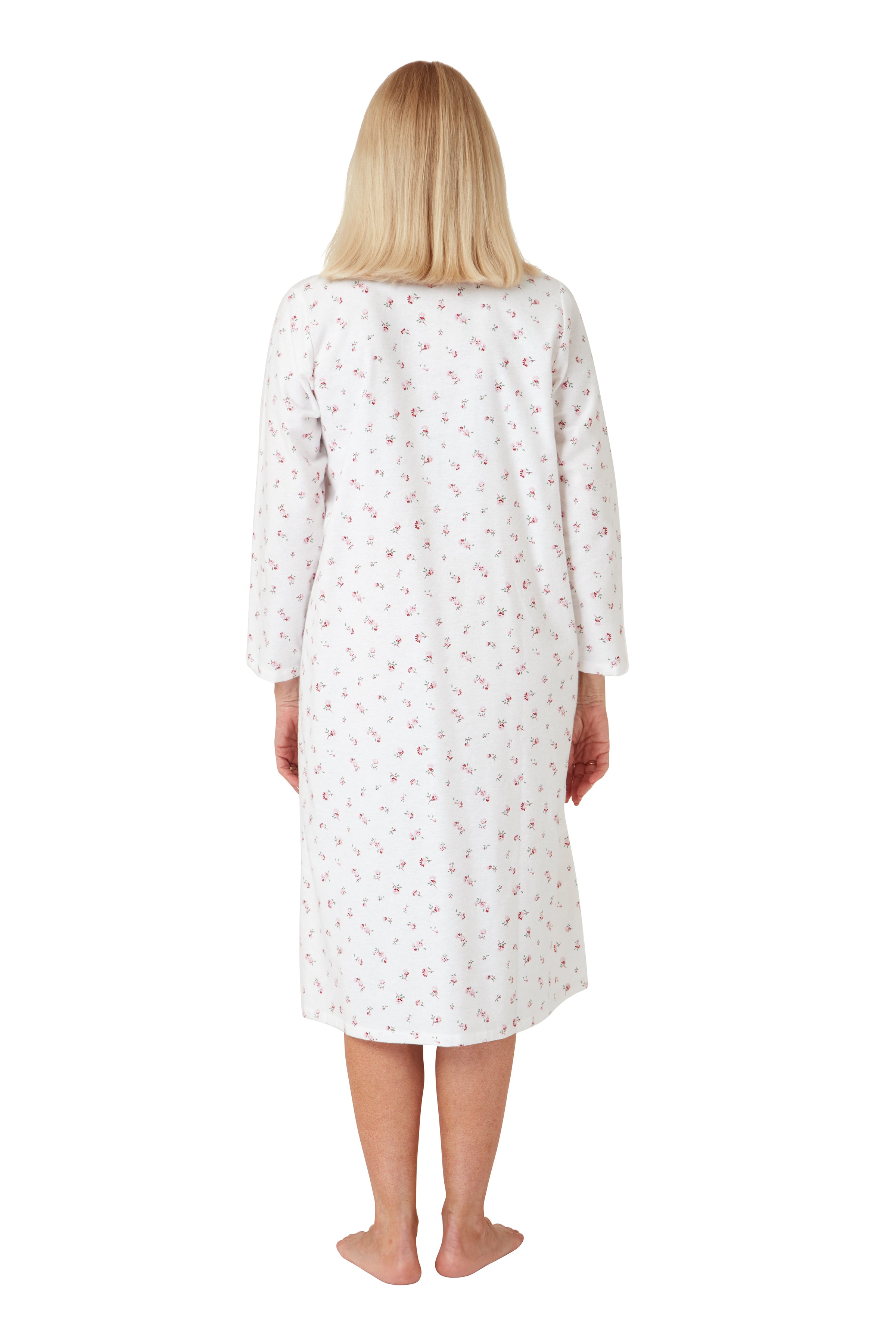 Marlon 100% Brushed Cotton Winceyette Long Sleeve Nightdress MA33602