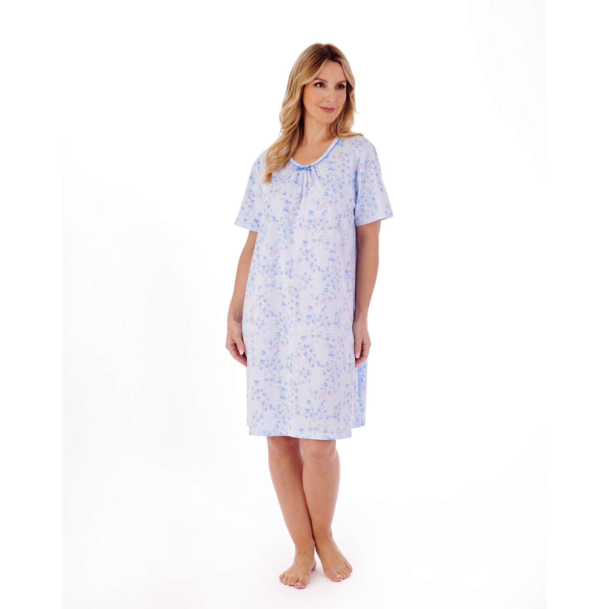 Slenderella Short Length Short Sleeve Nightdress