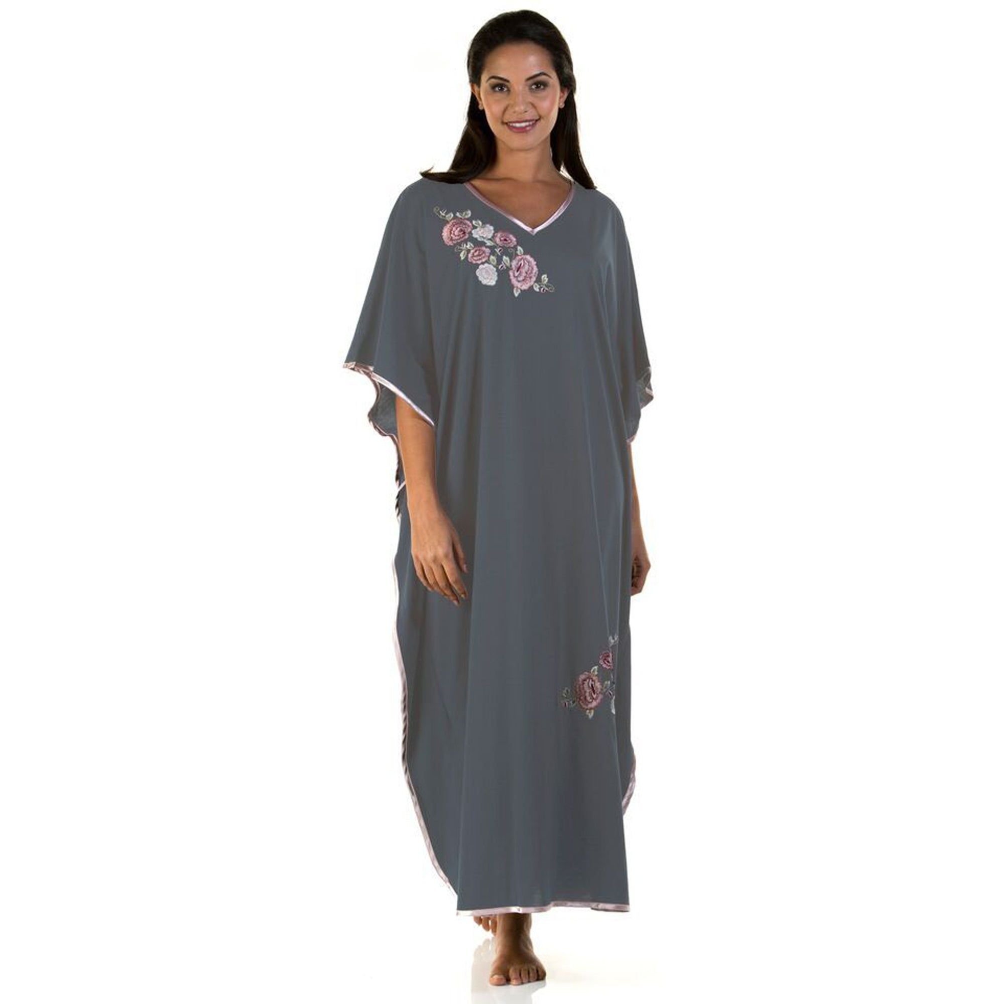 Long Length Embroidered Kaftan