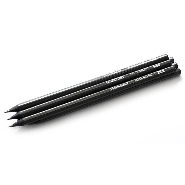 Fashionary Black Graph Pencil Set