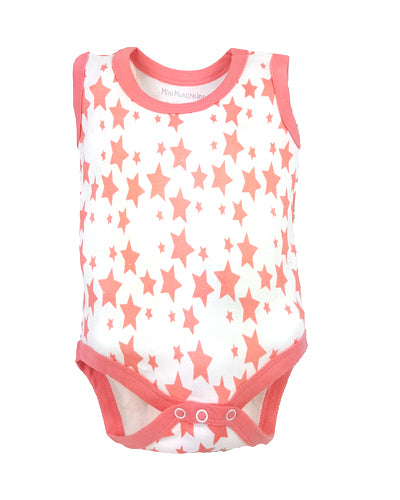 pink baby vests