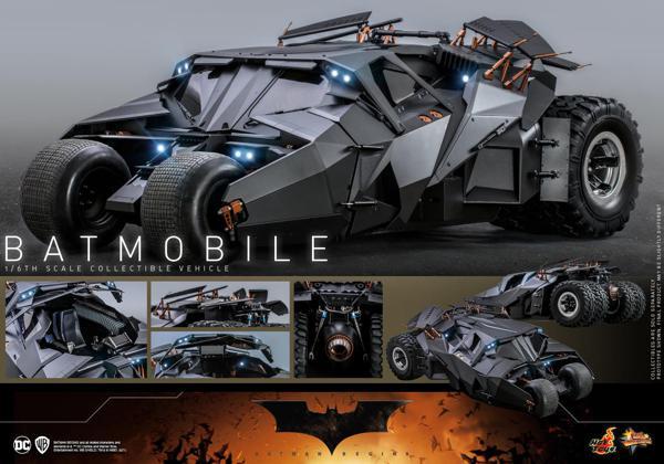 Batmobile: Batman Begins: MMS596: DC Comics: Sixth Scale Hot Toys – Planet  Action Figures