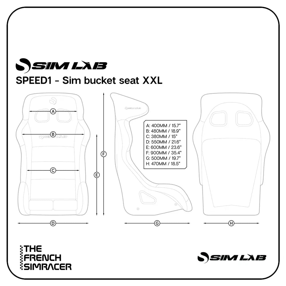 Sim-Lab Speed 1 Bucket Seat Sim-Lab