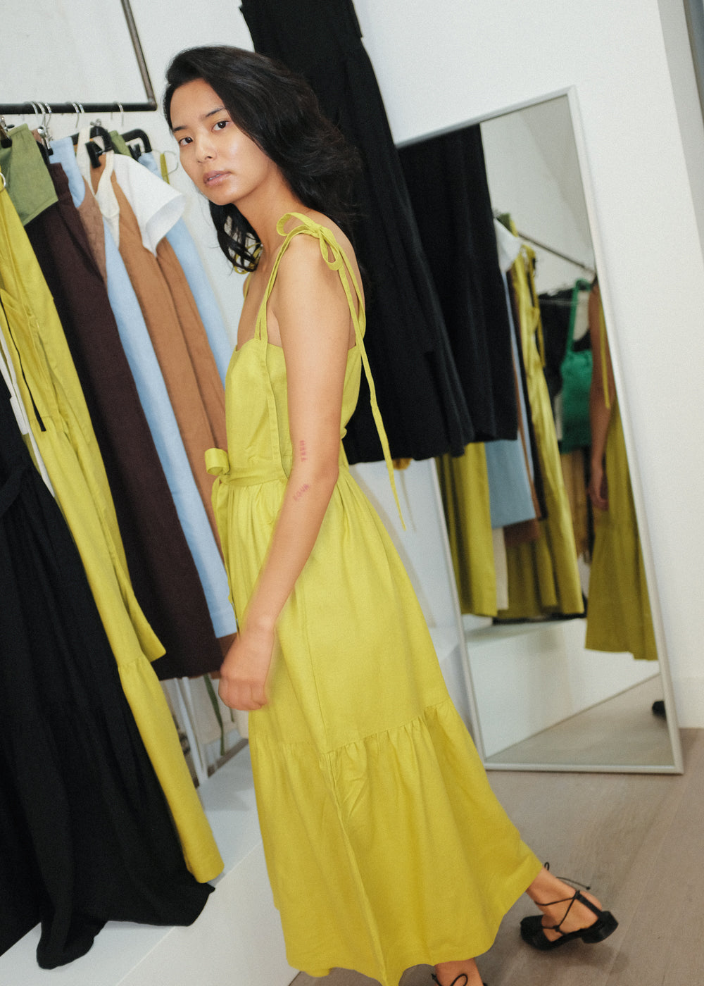 Chica Dress | Chartreuse