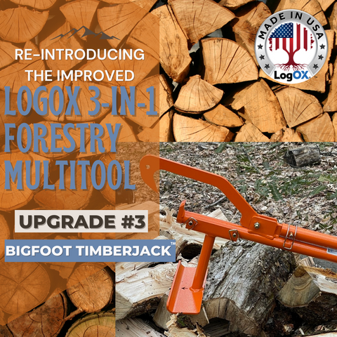 BigFoot timberjack upgrade for more stability while cutting and dragging logs.