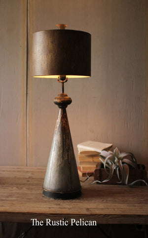 rustic table lamps with usb ports