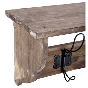 Rustic Wooden Coat Hook Racks Variety Available - Reclaimed World