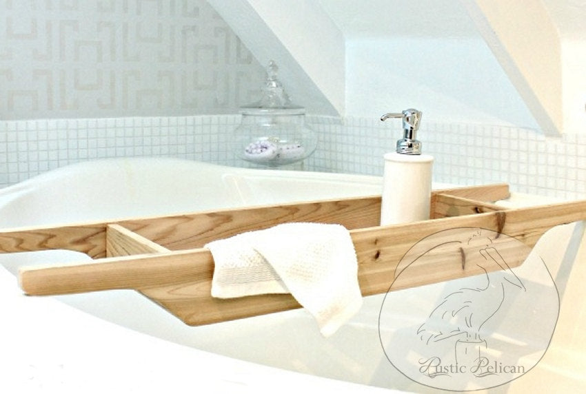 Miya Live Edge Solid Wood Bathtub Tray – Cara Concept Store