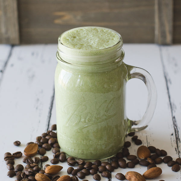 Almond Spinach Coffee Smoothie