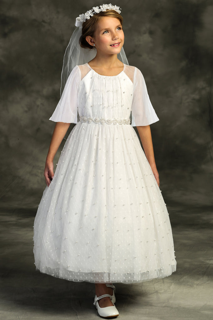 full length communion dress