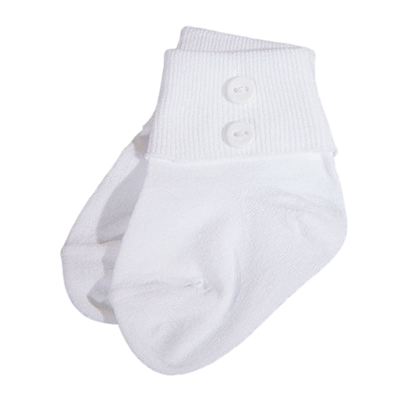 baby boy white dress socks