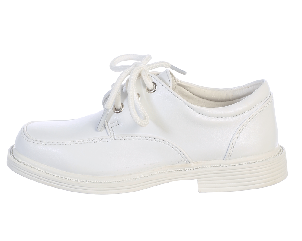youth white dress shoes