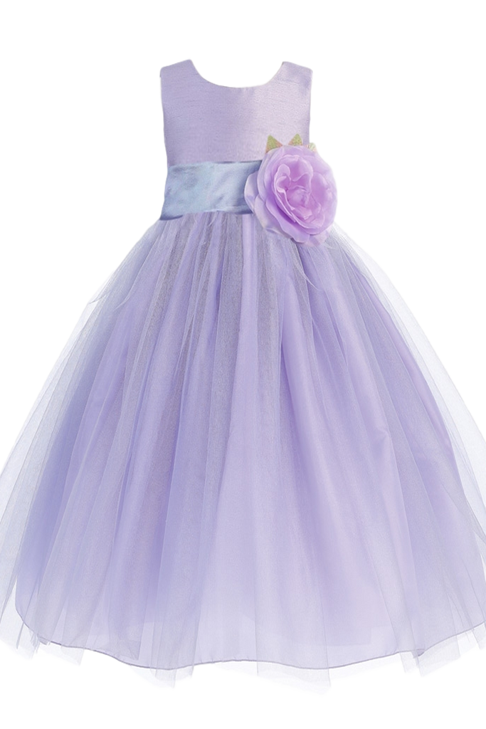 lilac flower dress