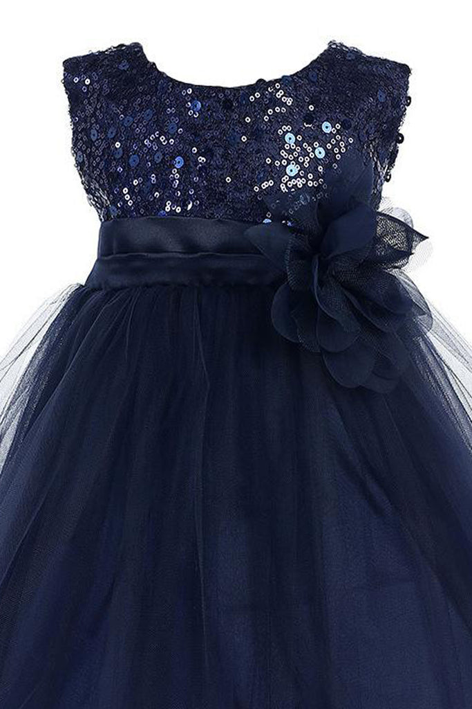 baby navy blue dress