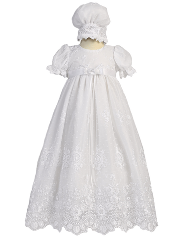 tulle baptism dress