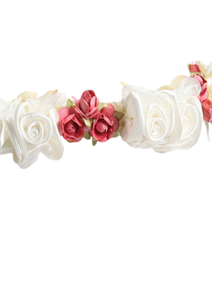 Dusty Rose Silk & Satin Floral Crown Wreath Girls – Rachel's Promise