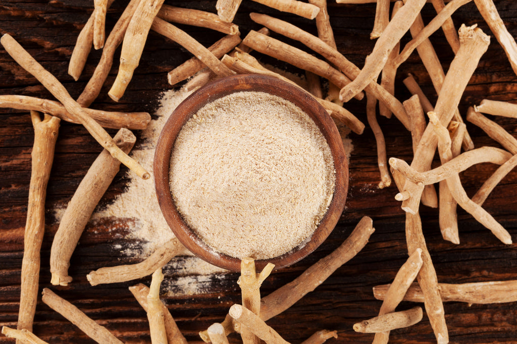 Ashwagandha Root and powder