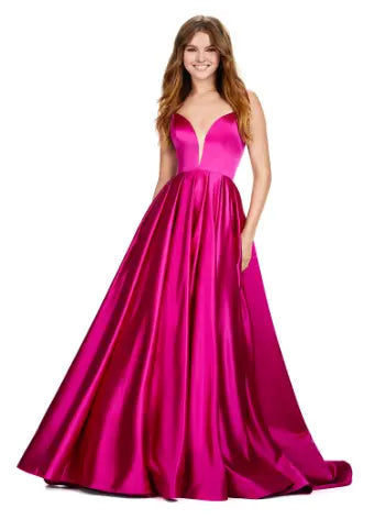 Blush Pink And Burgundy Plus Size A Line Long Satin Prom Dress With High  Side Split Perfect For Formal Parties And Proms Sexy And Elegant Wear From  Weddinggarden0931, $99.2