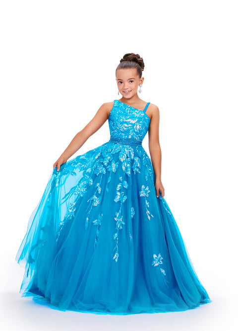 Girls Cinderella Princess Pageant Ball Gowns Kids Tulle Flower Girls Dresses,  Royal Blue, 10 : Amazon.in: Clothing & Accessories