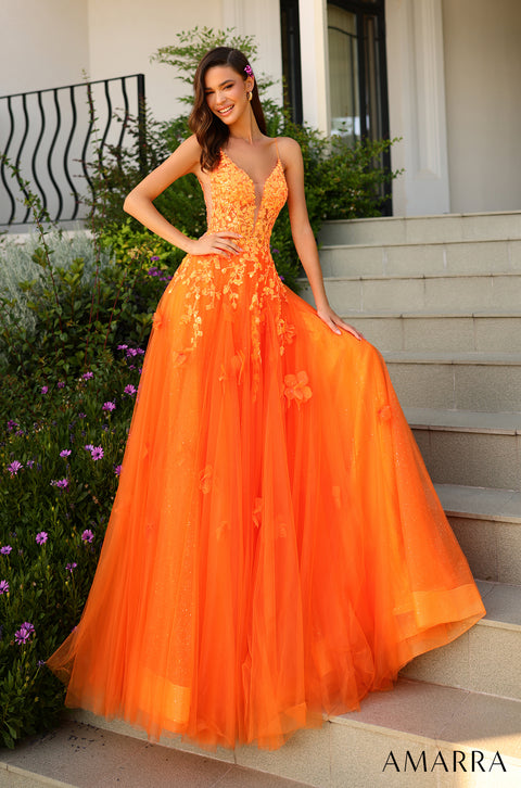 15+ Coral Orange Prom Dresses